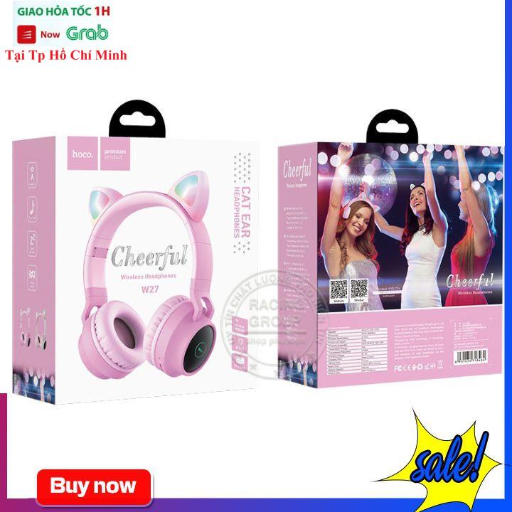 Tai Nghe Chụp Tai Không Dây Hoco W27 Cho Điện Thoại - Bảo Hành Chính Hãng
