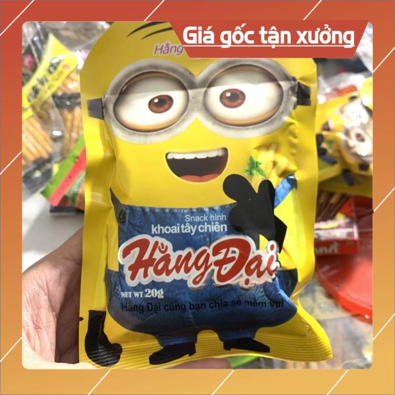 [ICLN9 giảm 5K cho đơn hàng 50k] Snack Khoai Tây Hằng Đại 10 Gói Đồ Ăn Vặt Ngon Cổng Trường Giá Rẻ