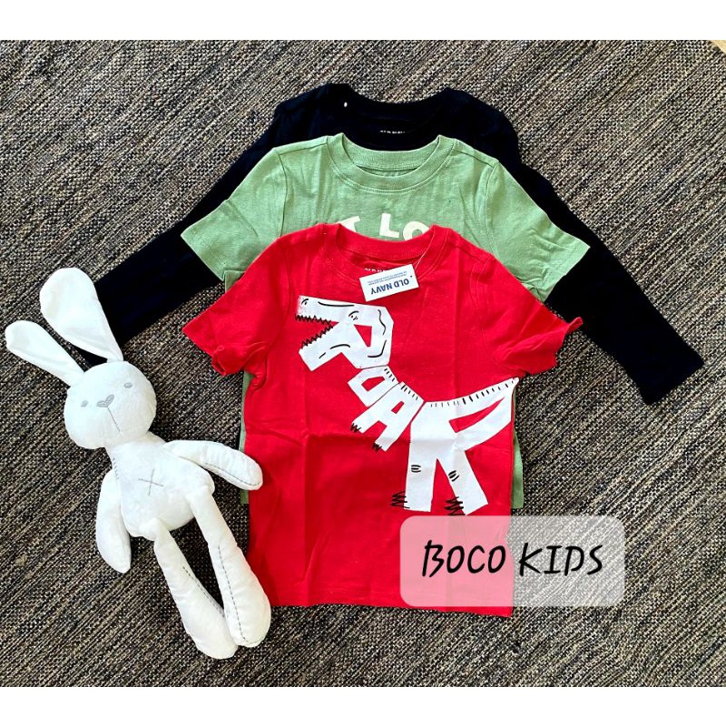 Áo thun bé trai Old Navy Mỹ set 3 chiếc