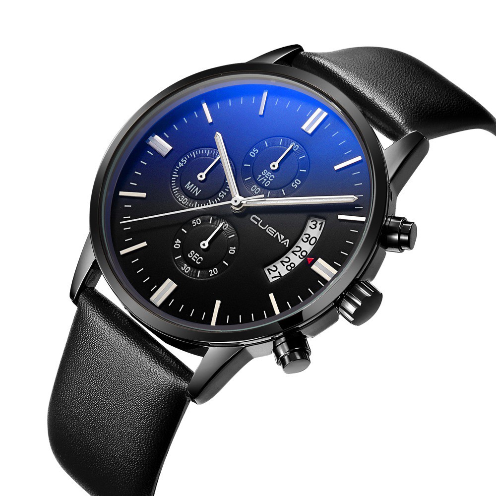 [SIÊU QUÀ TẶNG- CHỈ HÔM NAY] Đồng hồ nam CUENA DÂY DA CAO CẤP - Tặng 1 Pin Dự Phòng + 1 VÍ DA NAM Sang Trọng - (CUEA1KV) | BigBuy360 - bigbuy360.vn