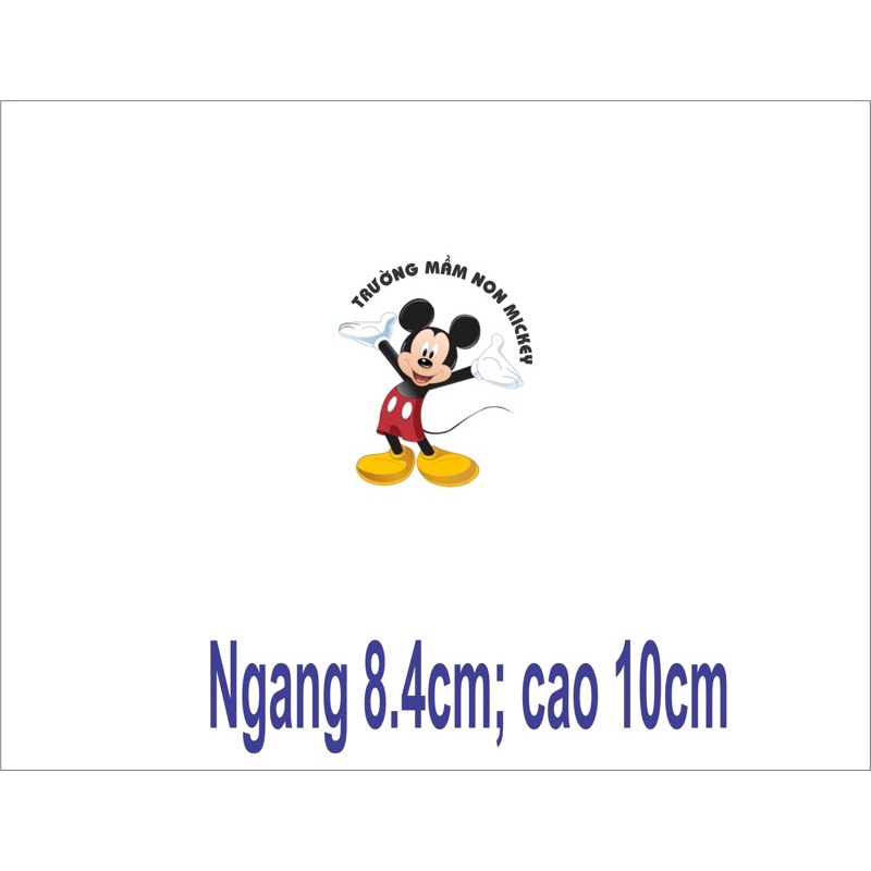 logo trường mầm non 50 cái