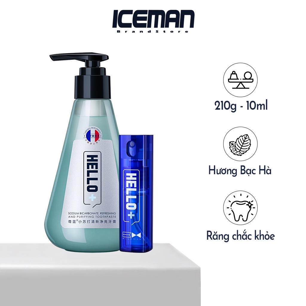 Combo chăm sóc răng thơm miệng sảng khoái toàn diện Blueman ZL75 ZL78