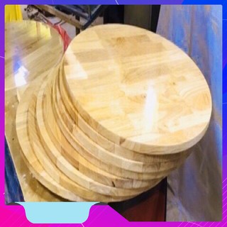 [FREESHIP ĐƠN 50K] Mặt bàn tròn gỗ thịt phi 70 ( kt tròn 70x70cm)