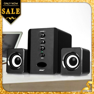 { HOT } Loa Vi Tính SADA D-202 Âm thanh Ấm Chân Thực Chuẩn HD Có Núm Chỉnh BASS Và TREBLE