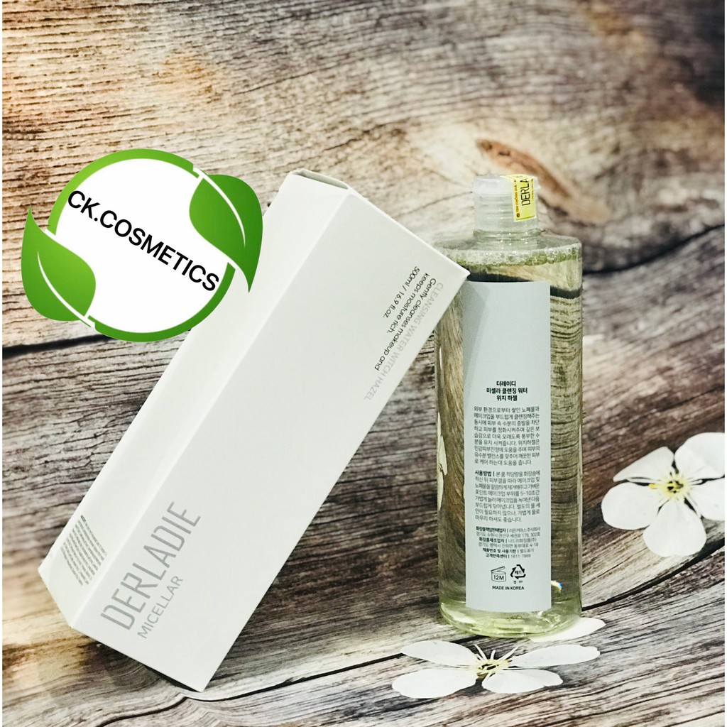 Nước Tẩy Trang Chiết Xuất Cây Phỉ Derladie Cleansing Water With Hazel 500ml | BigBuy360 - bigbuy360.vn