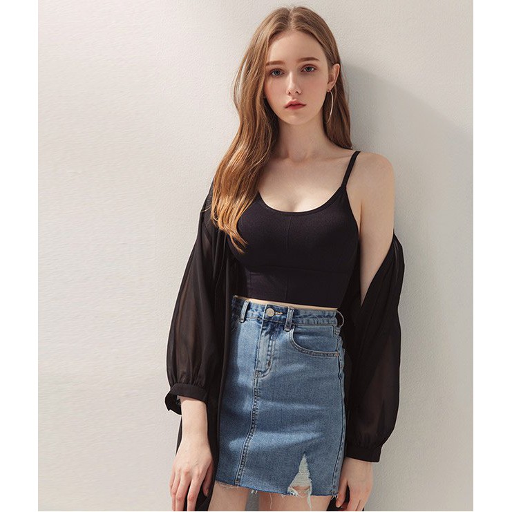 Áo bra thun nâng ngực dây một mảnh nữ Air Space 2010105003 | BigBuy360 - bigbuy360.vn