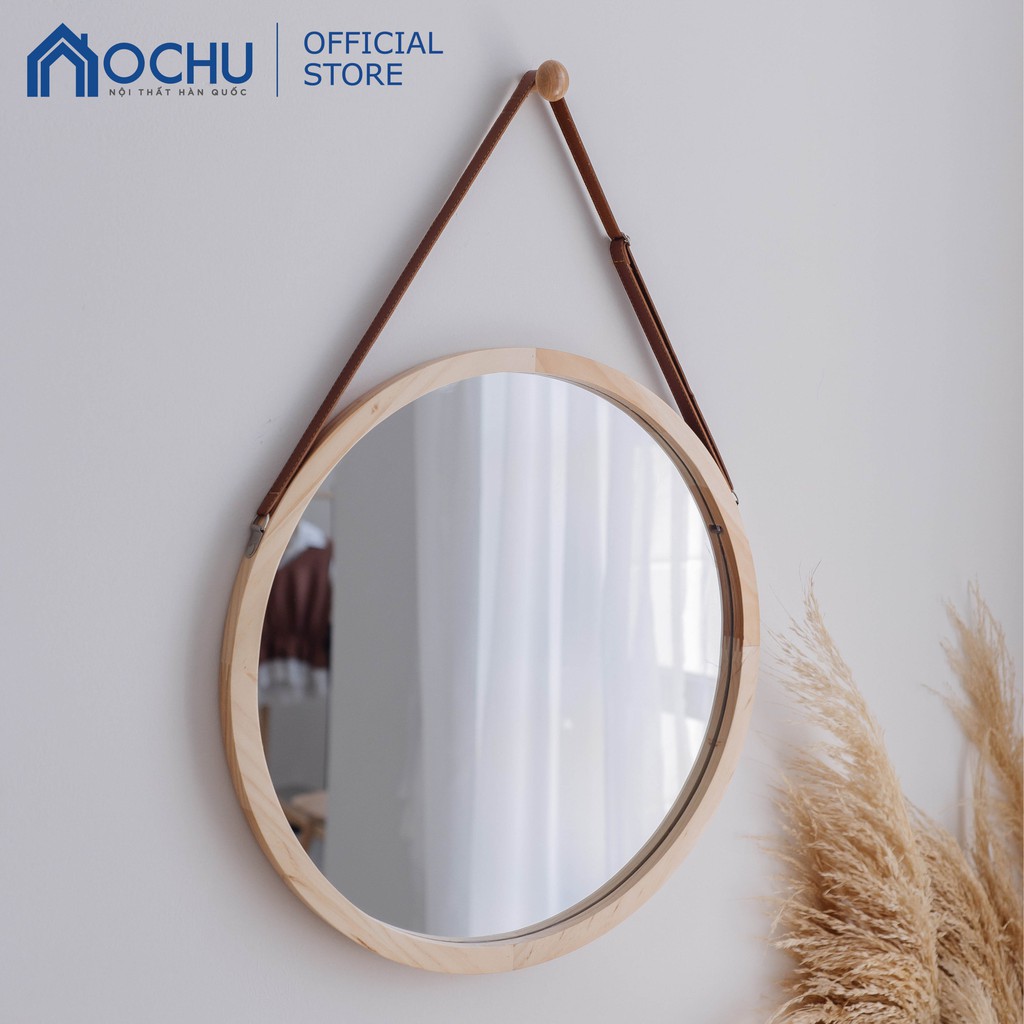 Gương Tròn Treo Tường Khung Gỗ OCHU - Mirror Circle 60 - Natural | BigBuy360 - bigbuy360.vn
