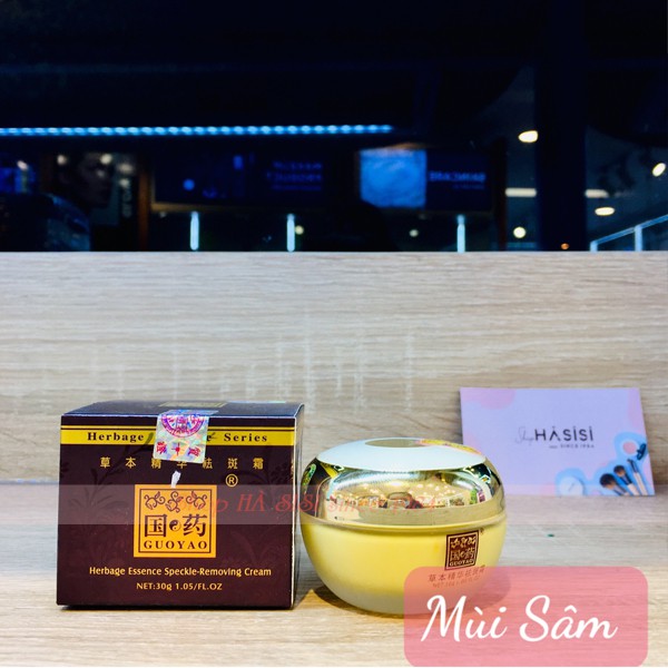 Kem Dưỡng Sâm Cao Cấp GUOYAO HERBAGE ESSENCE SPECKLE REMOVING CREAM 30G