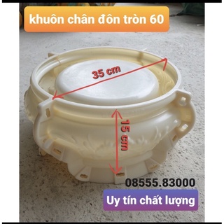 khuôn đúc chân đôn tròn 60 ( không chậu)