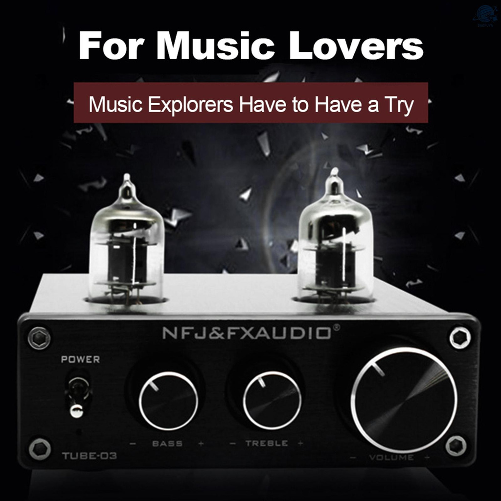 Bộ Khuếch Đại Âm Thanh Fx-Audio Tube-03 Mini Hifi 6k4 có nguồn ngoài -dc3449