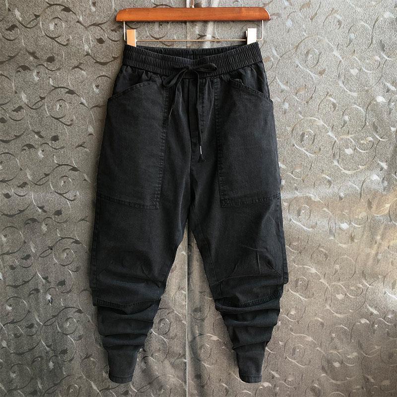 Quần jean dài có túi phối màu đơn giản sành điệu cho nam