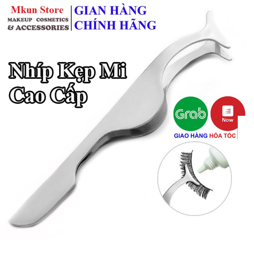 Nhíp Kẹp Gắp Mi Giả (Nhíp càng cua)_Dụng cụ làm mi