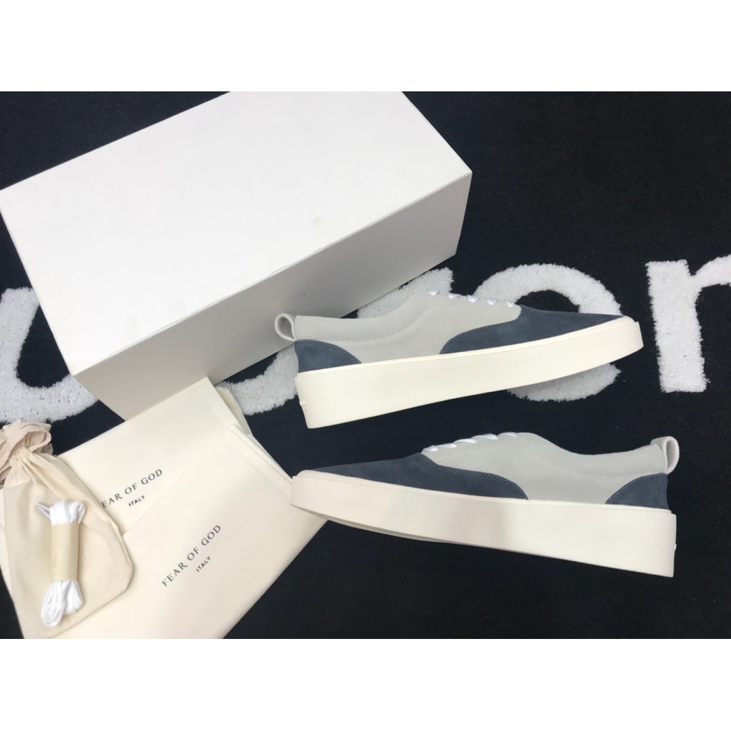 ⚡️[Mirror Quality] - Giày FOG Fear Of God 101 Low Top Vintage Black Bone Suede, Giày FOG mirror quality