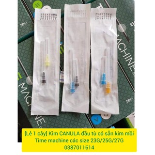CANULA ĐẦU TÙ TIME MACHINE CÁC SIZE 23G/25G/27G