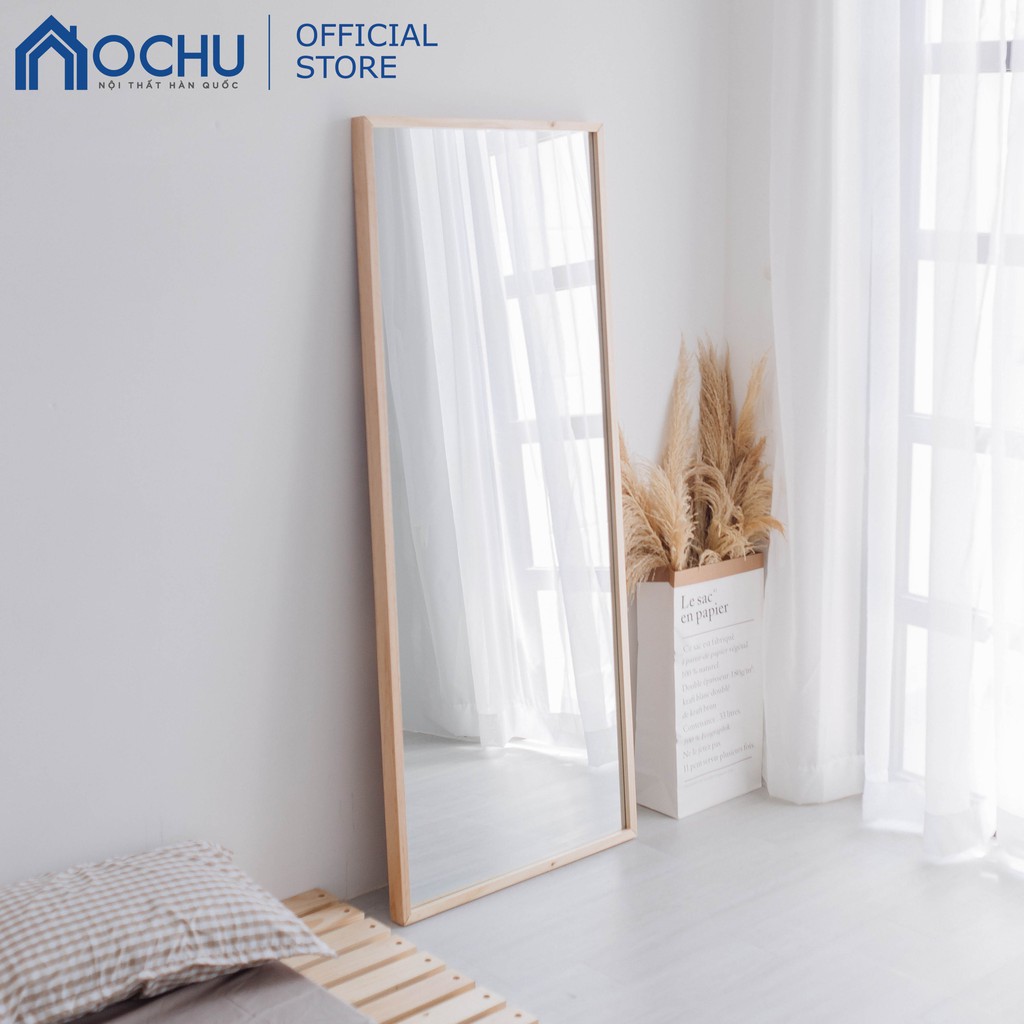 Gương Đứng Soi Toàn Thân Khung Gỗ OCHU - Mirror L - Natural