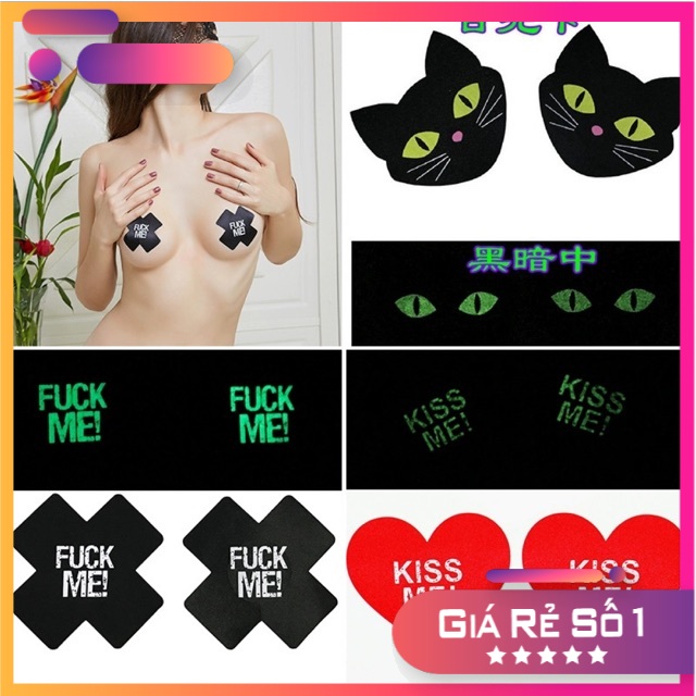 DN011 dán kiss me - phụ kiện cosplay - CAMLUU99