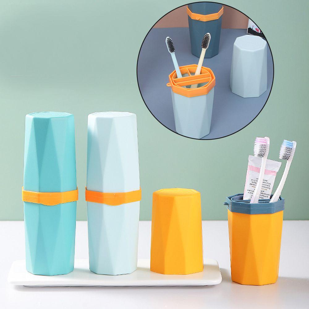 CONOPERY Giá Đỡ Bàn Chải Đánh Răng Kiêm Hộp Đựng Kem Đánh Răng Tiện