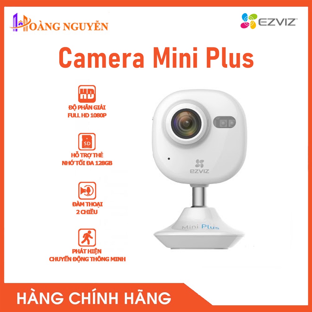 [ HÀNG CHÍNH HÃNG ] Camera wifi đa năng EZVIZ CS-CV200-A0-52WFR Mini Plus (White).