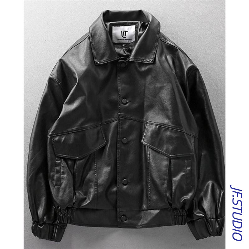 SẴN |M1| Áo da unisex áo da nam oversize form rộng cá tính