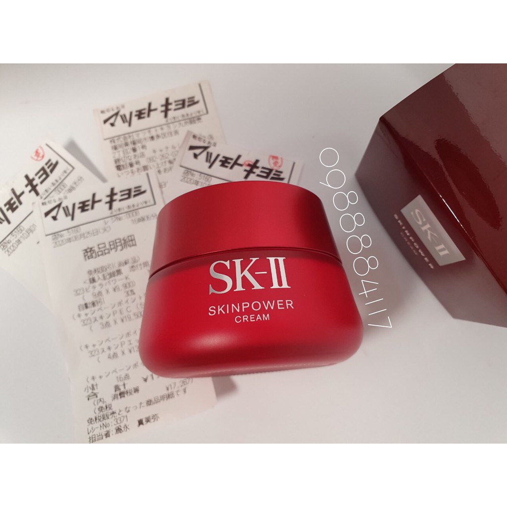 [Mã 44FMCGSALE giảm 8% đơn 500K] &lt;MẪU MỚI&gt;SKII KEM DƯỠNG TRẺ HÓA RNA NEW AGE - SKINPOWER CREAM