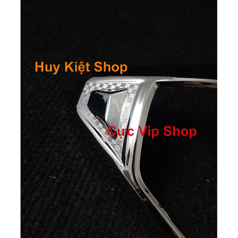 Viền Đèn Pha Trước Vision 2014 - 2019 Xi Inox Cao Cấp MS1988