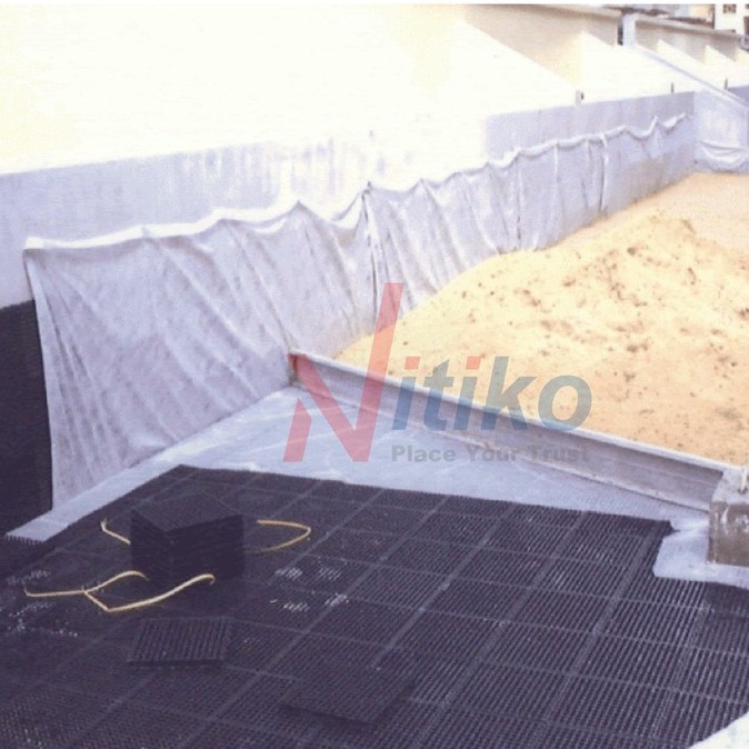 Vỉ thoát nước sân thượng Ecocell 9 tấm - 1m2