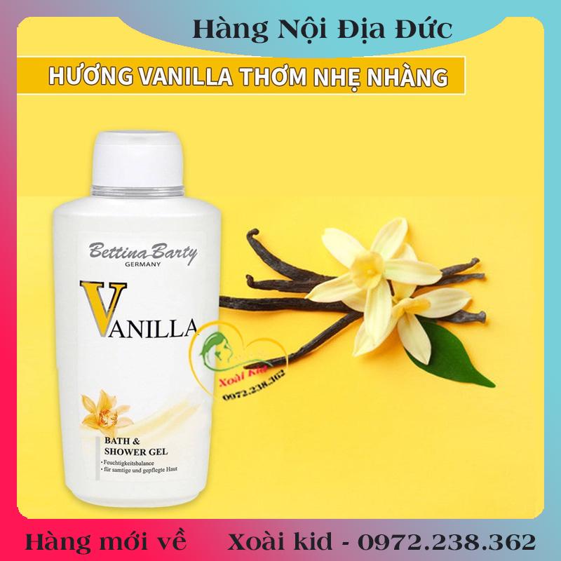 [auth] Sữa Tắm, Dưỡng Thể Hương Nước Hoa Vanilla Đức Đủ BILL [Hot]