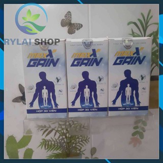 [COMBO 3 HỘP] VIÊN TĂNG CÂN MAXX GAIN – Nâng Cao Thể Trạng Tăng Khối Cơ Đạt Cân Nặng Tối Ưu – CHÍNH HÃNG HỘP 30 VIÊN