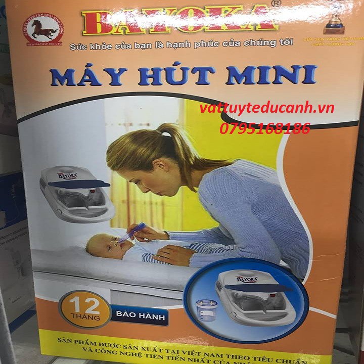 Máy hút dịch mũi 1 bình Bayoka