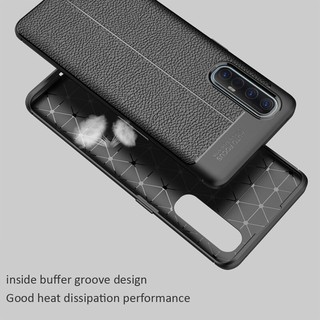 [Giá rẻ nhất ] Ốp lưng Oppo Reno3 Pro Silicon giả da Auto Focus