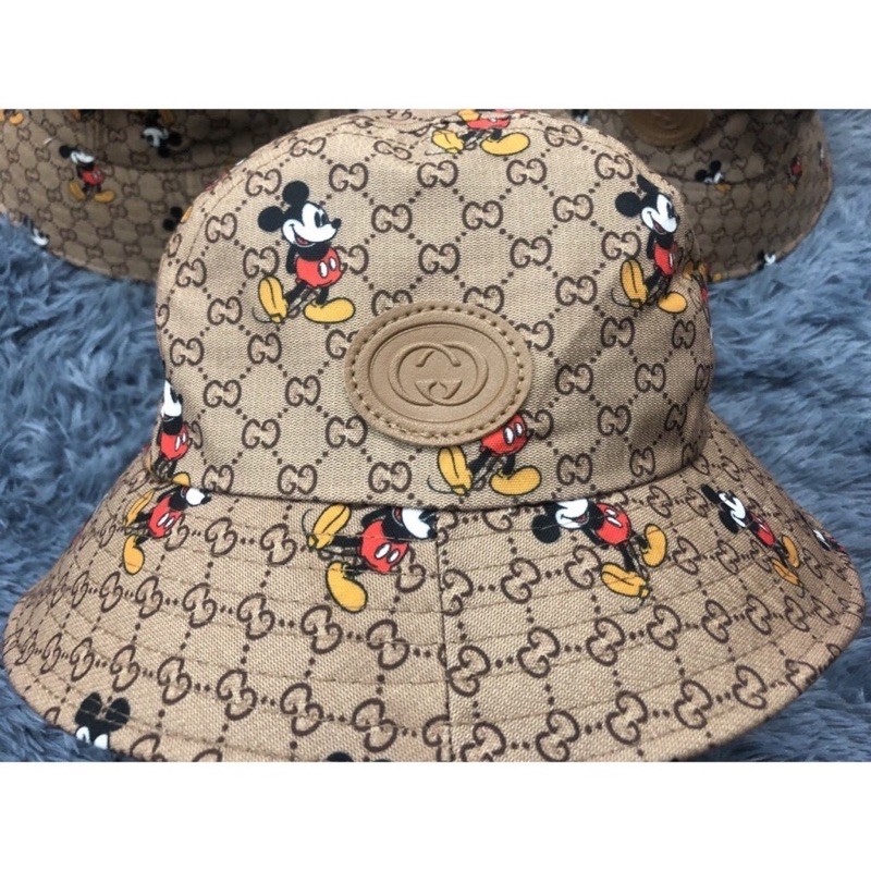 Mũ Nón Bucket Gucci Mickey - Mũ Nón tai bèo Chuột Mickey - Mũ Nón Mickey GC Chuột