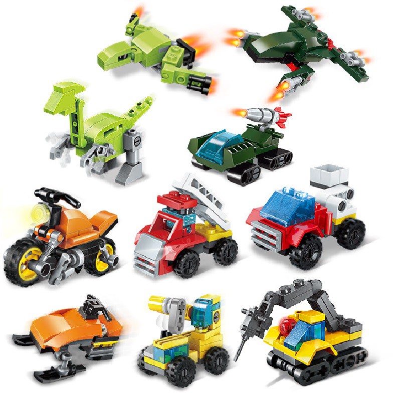 Đồ chơi Lego Qman 2102- (hộp lẻ- giao ngẫu nhiên)- 1 hộp xếp được 3 kiểu