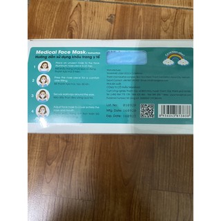 KHẨU TRANG Y TẾ 4 LỚP TANAPHAR (50 chiếc)