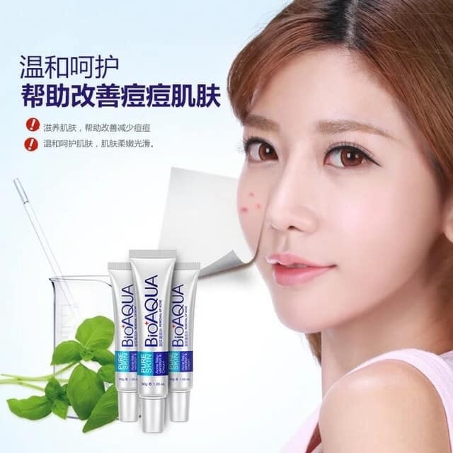 Bioaqua combo 3 món kiềm dầu làm sạch bã nhờn, ngăn ngừa mụn