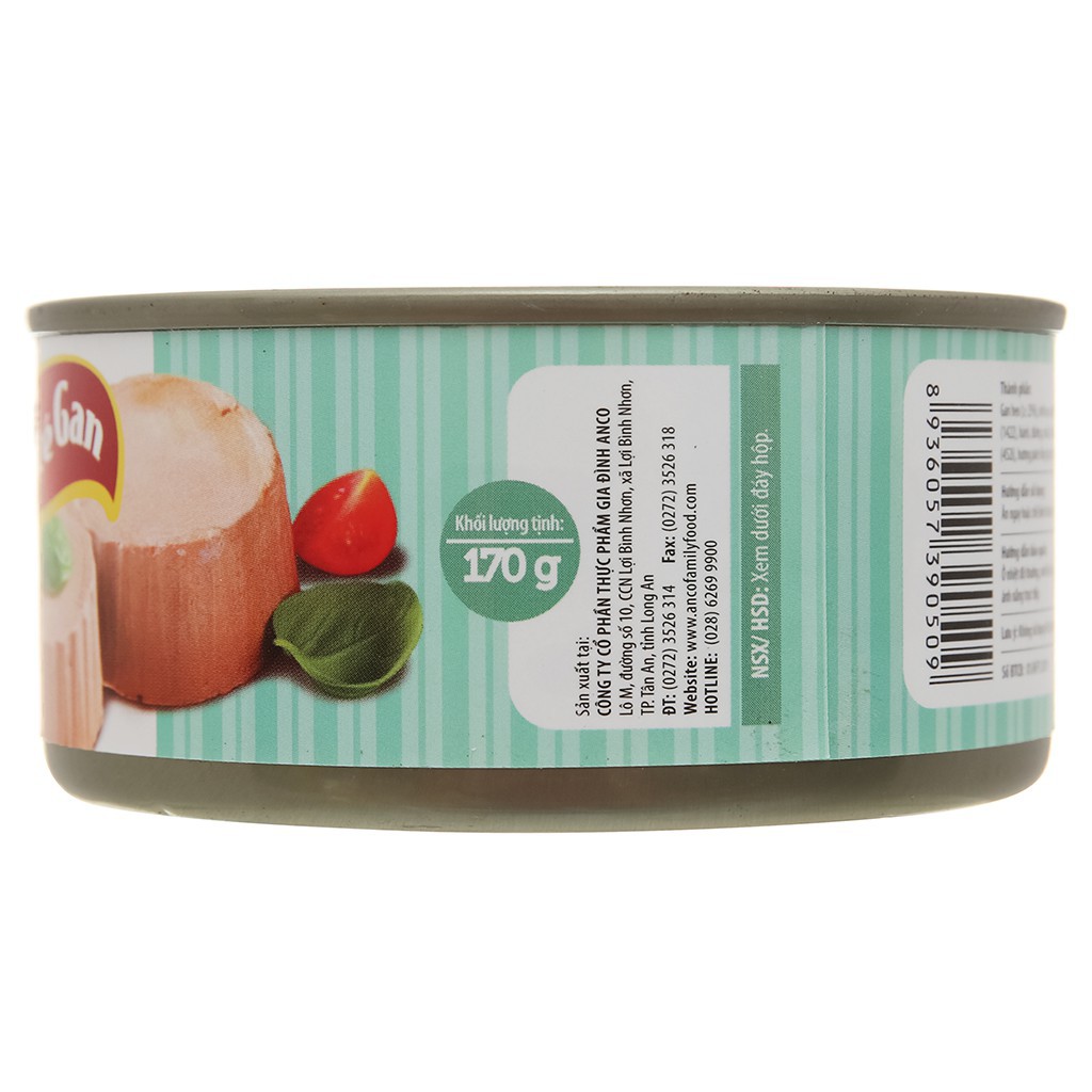 Lô 3 hộp Pate gan Master 170g