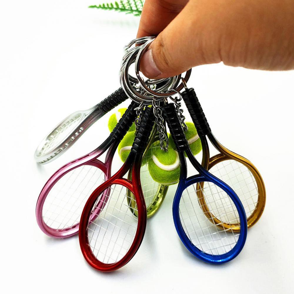 Móc Chìa Khóa Hình Vợt Tennis/ Tennis Mini 6 Màu Độc Đáo Thời Trang