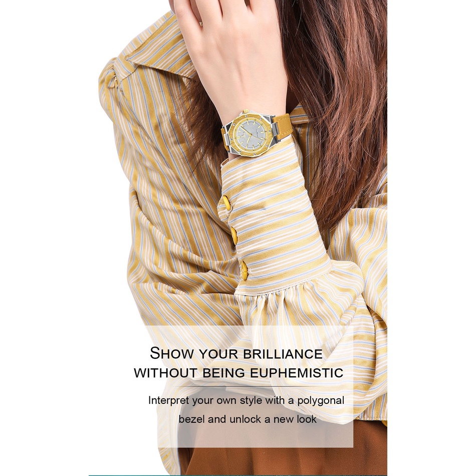 Đồng Hồ Thể Thao NAVIFORCE 5026 Chống Thấm Nước 3ATM Với Dây Đeo Da Thời Trang Dành Cho Nữ