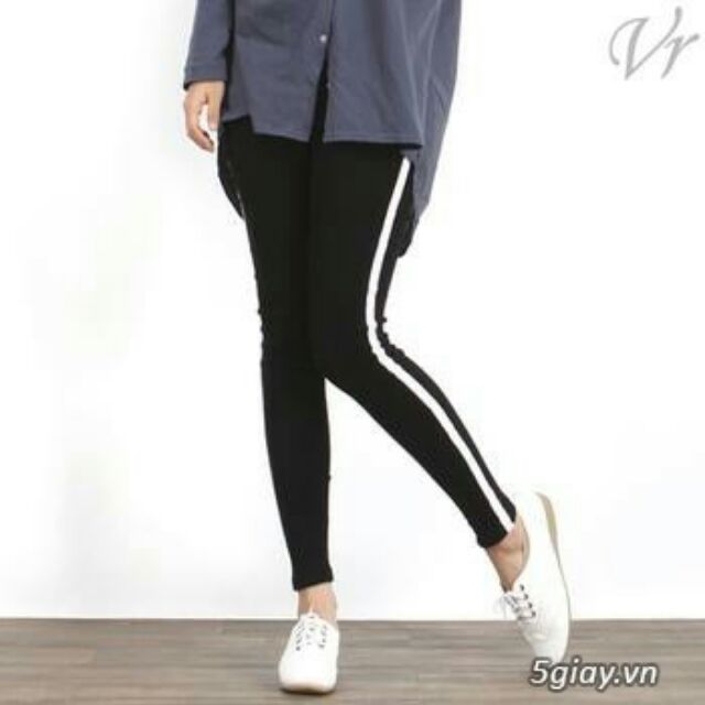 Quần Legging Sọc Trắng Thể thao | BigBuy360 - bigbuy360.vn