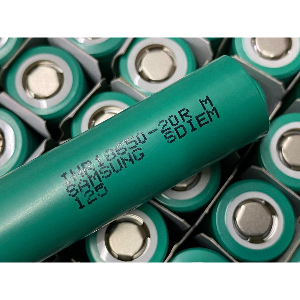 Pin Samsung xả cao 20A, INR18650 - 20R, dung lượng 2000mAh