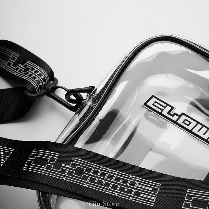 Túi đeo chéo local brand Clownz Trong Suốt New Logo unisex freestyle - Gin Store