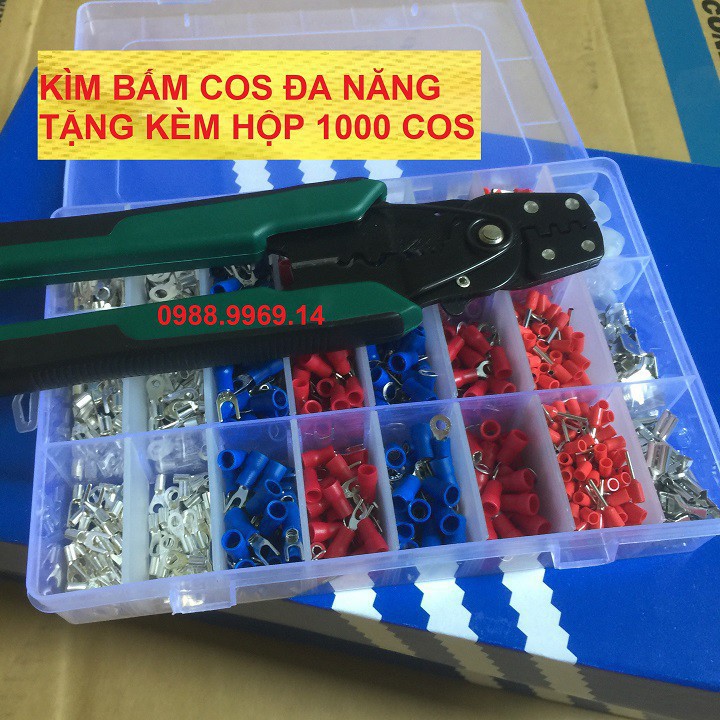 KÌM BẤM COS ĐA NĂNG TẶNG HỘP 1000 COS0 [BẢO HÀNH DÀI HẠN]