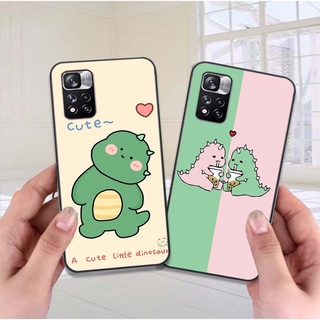 Ốp lưng điện thoại xiaomi redmi note 11 pro plus / note 11 pro 5g (bản china) in hình khủng long siêu cute, đáng yêu