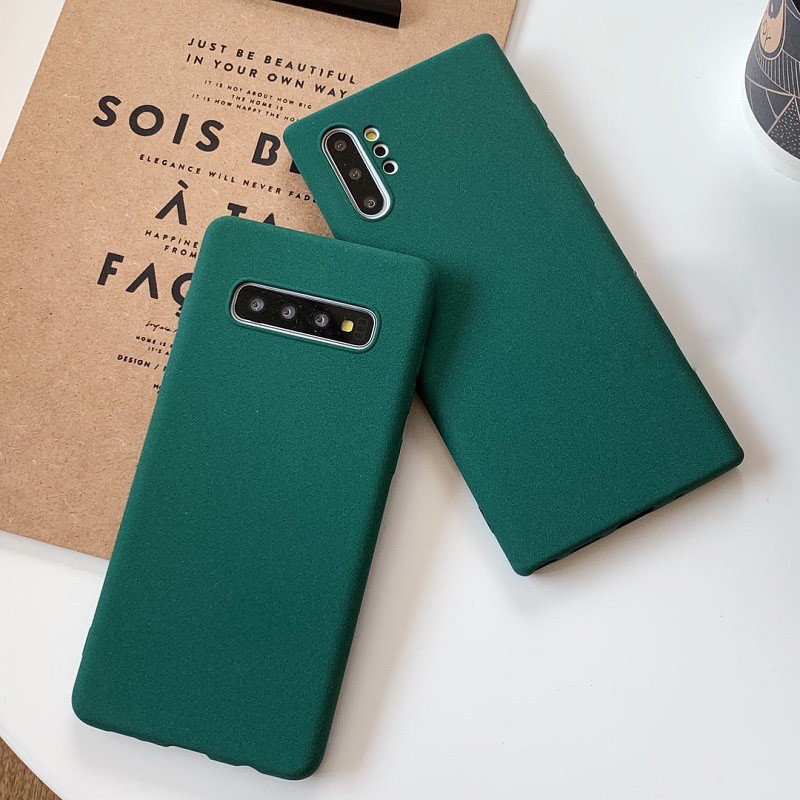 Ốp điện thoại TPU dẻo mặt nhám siêu mỏng thời trang cho Samsung A50S S10 Plus S9 A10S A50S M30S Note 10 Pro S8 A30 A20S | BigBuy360 - bigbuy360.vn