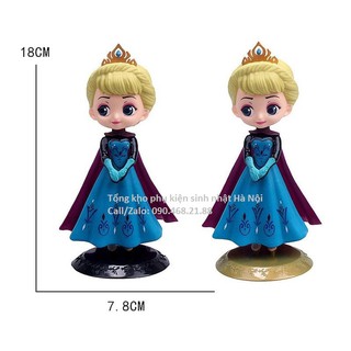 [FREESHIP❤️] Nữ hoàng Elsa - Trang trí bánh sinh nhật bánh kem