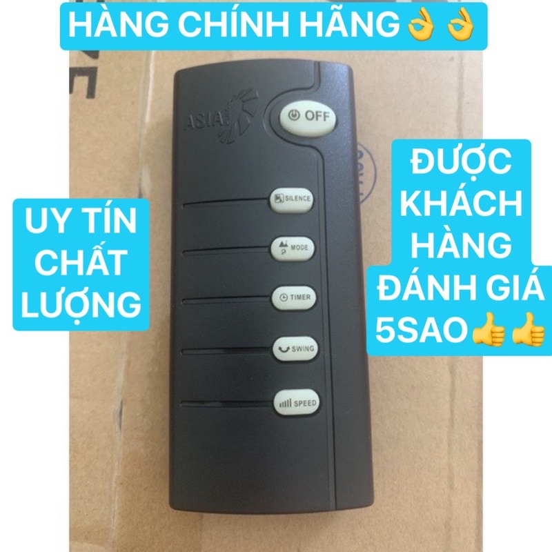 ĐIỀU KHIỂN QUẠT ASIA  L16019 REMOTE CHO QUẠT ASIA SỬ DỤNG CHO CÁC MODEL L16019, D16019, D16013, L16006.