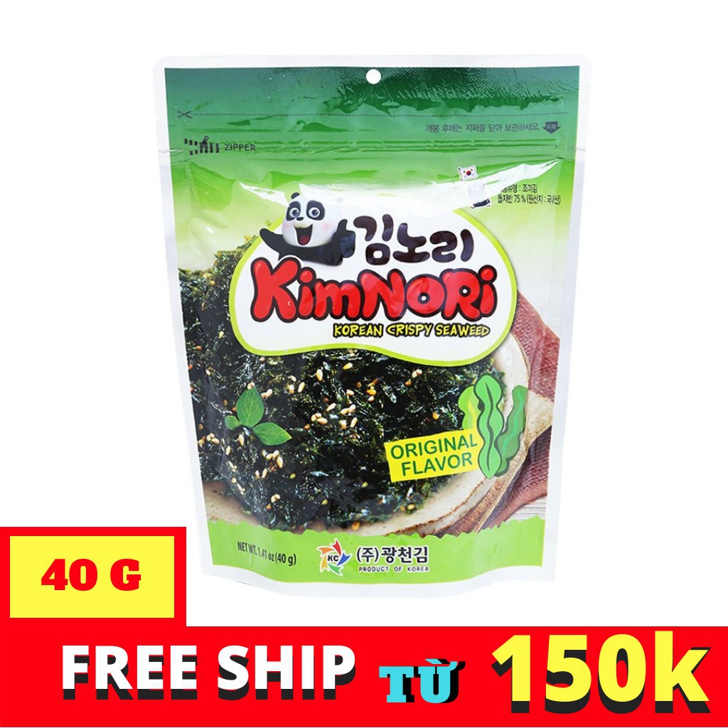 TẢO BIỂN KIMNORI VỊ TRUYỀN THỐNG GÓI 40G