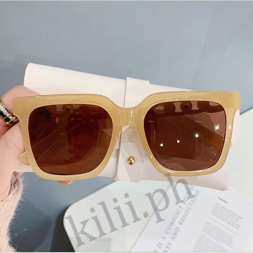 Kilii Kính Mát Gọng Vuông Phong Cách Vintage Thời Trang