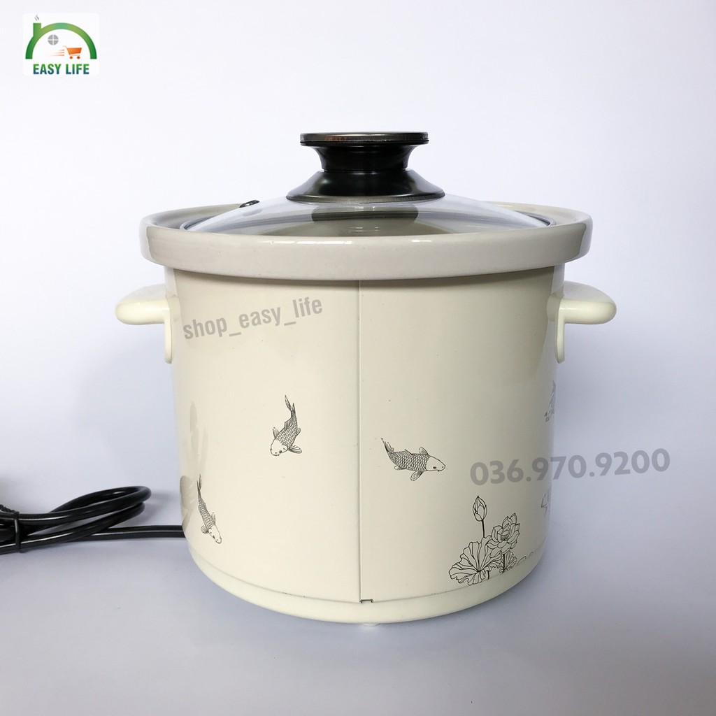 Nồi Kho Cá Bằng Điện Đạt Tường 1,5L-2,5L Lõi Sứ Cao Cấp KC-DT-15