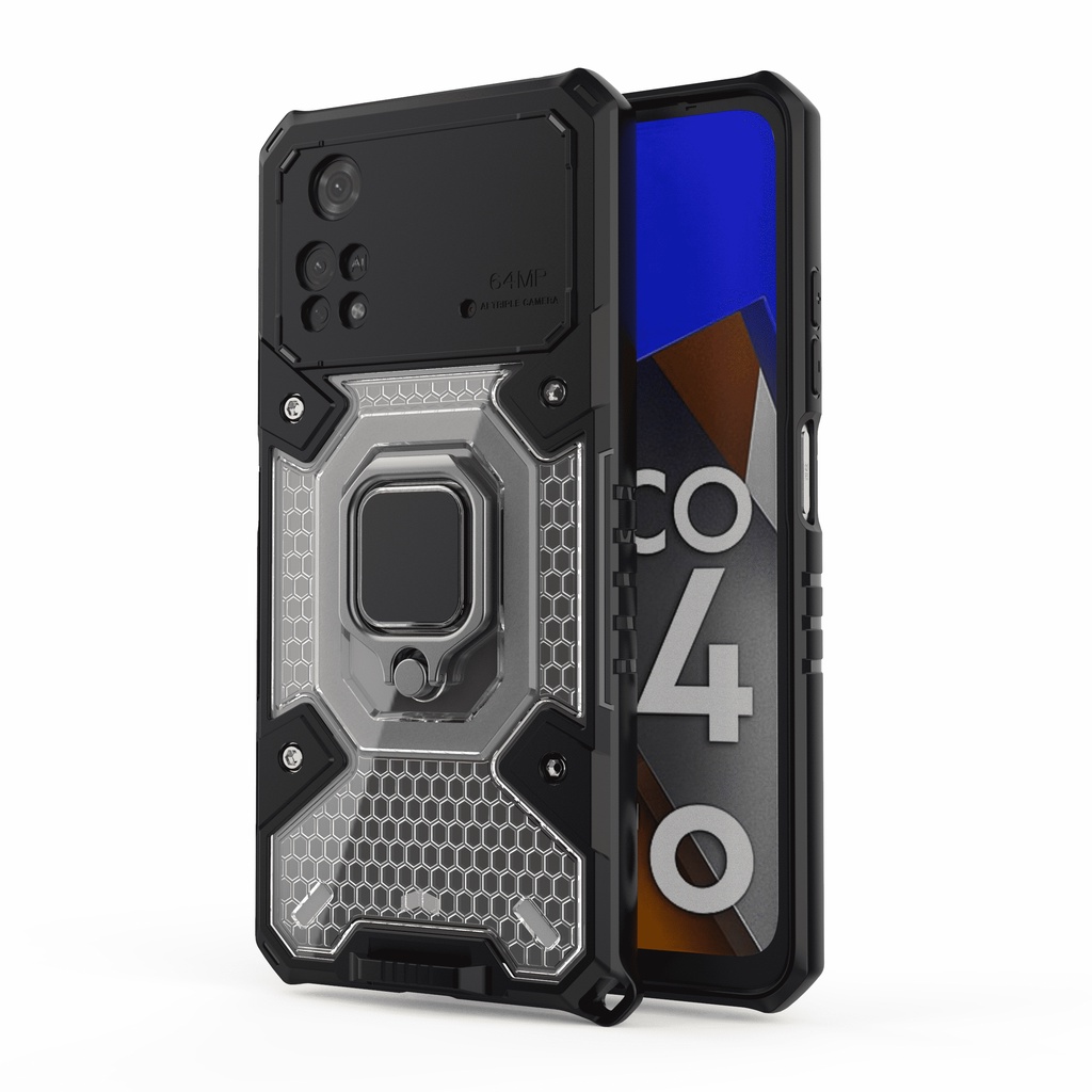 Ốp lưng Poco M4 Pro 4G Ong Iring không gian mới chống sốc giá đỡ xem phim