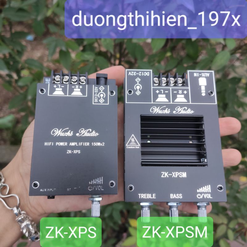 Mạch khuếch đại âm thanh Wuzhi ZK-1002MT, ZK-1002T, ZK-XPS, ZK-XPSM, ZK-1602T bluetooth 5.0 có chỉnh âm sắc EQ